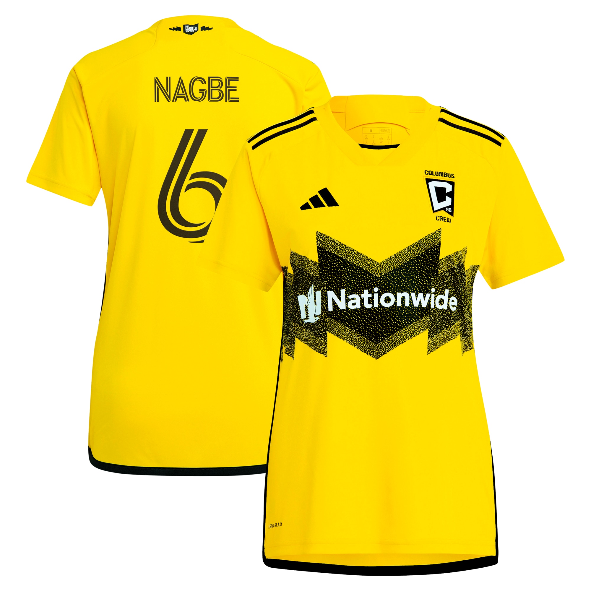 Darlington Nagbe Columbus Crew Women's 2024 The Home Kit Replica Player Jersey – Yellow