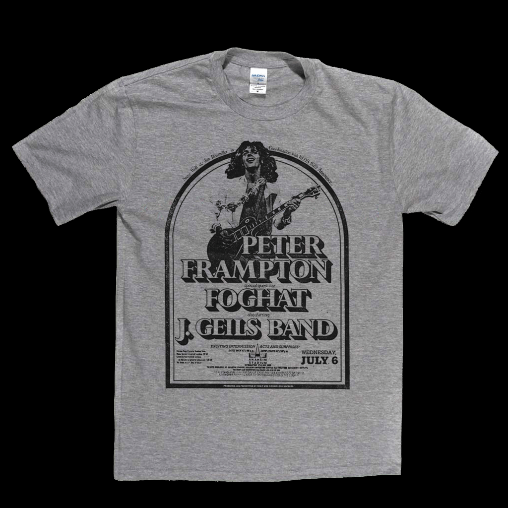 Peter Frampton Foghat J Geils Band T-Shirt