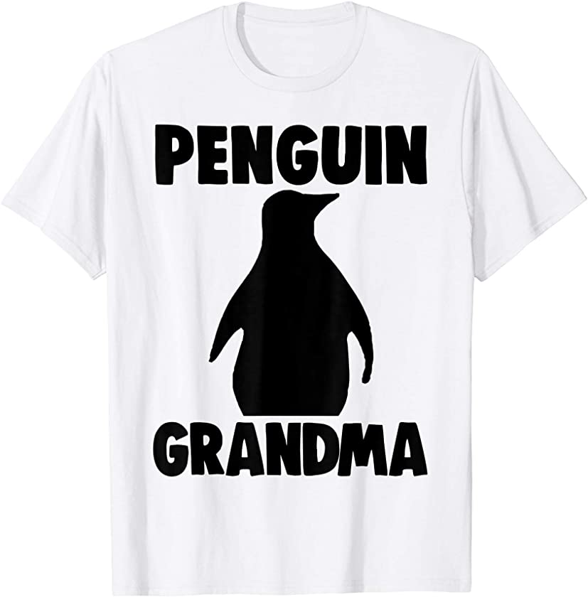 Penguin Grandma Tee Shirt Men Funny Penguin Lover T-Shirt