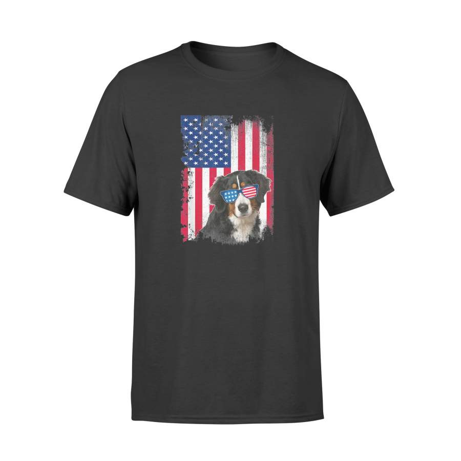 4th of July Bernese Mountain Dog Shirt – Standard T-shirt