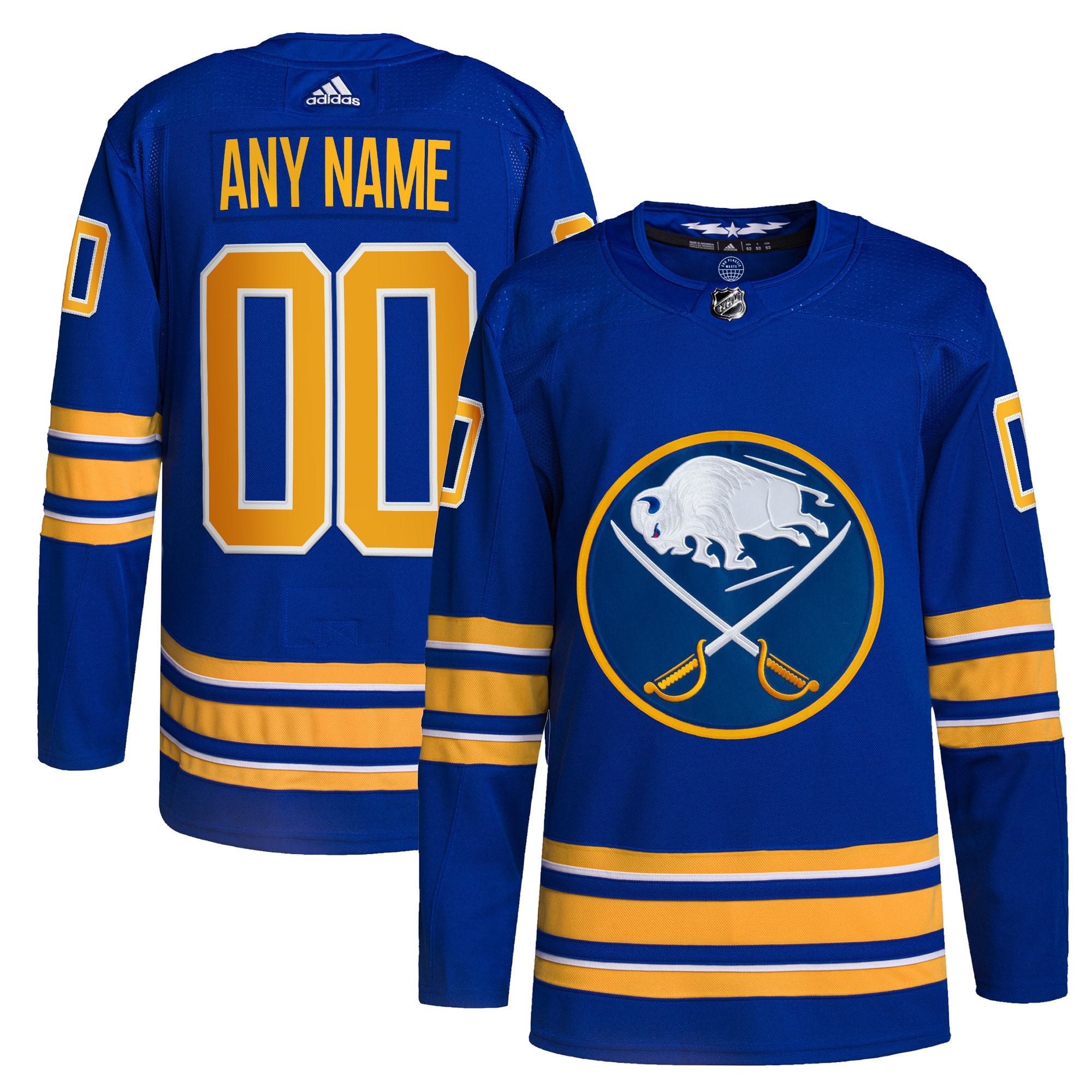 Buffalo Sabres Home Primegreen Authentic Custom Jersey – Royal