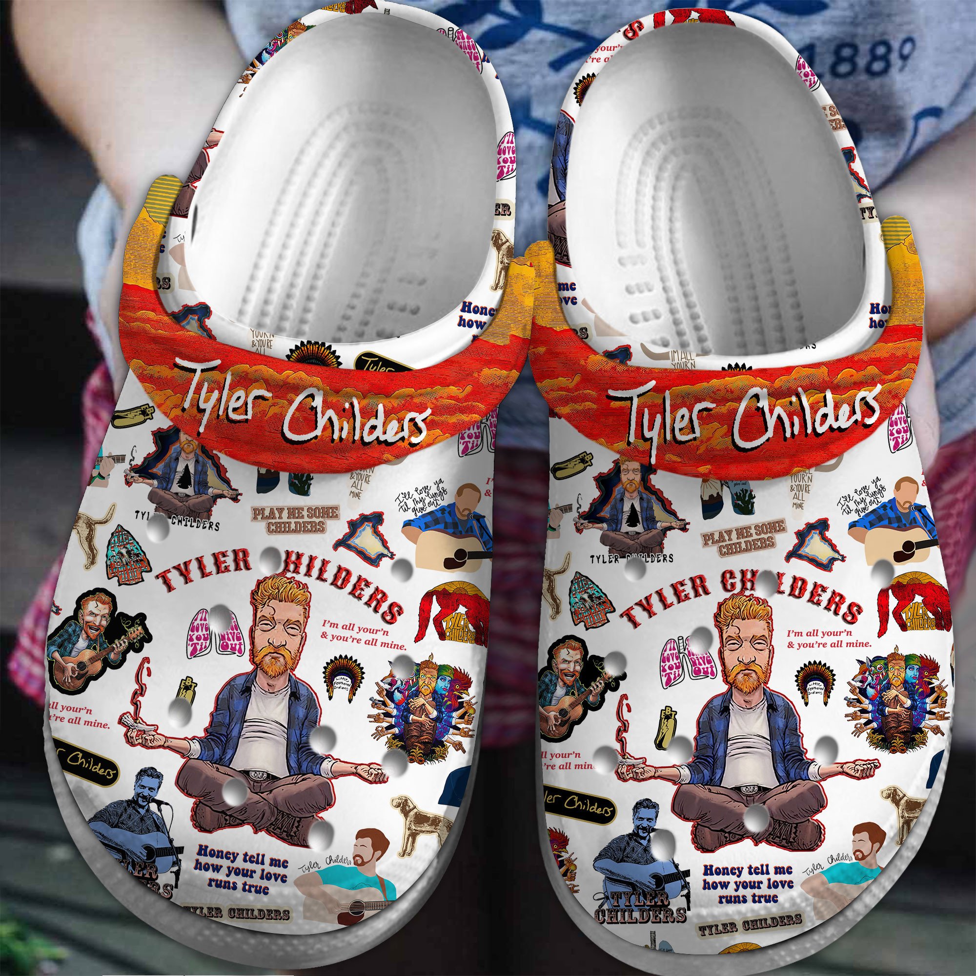 Tyler Childers Music Crocs Crocband Clogs Shoes Comfortable For Men Women and Kids