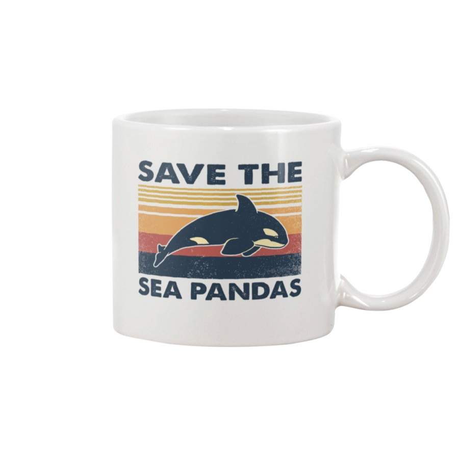 Save The Sea Pandas Unique Custom Design For Animal Lovers Mug