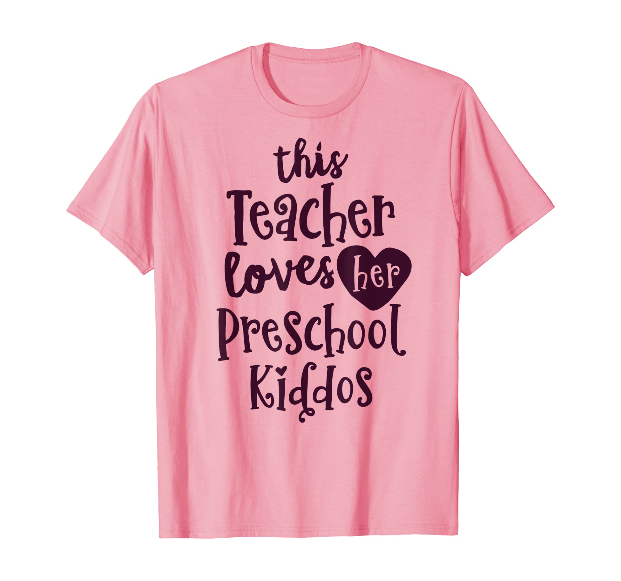 This Teacher Loves Her Preschool Kids Valentines Teacher T-Shirt