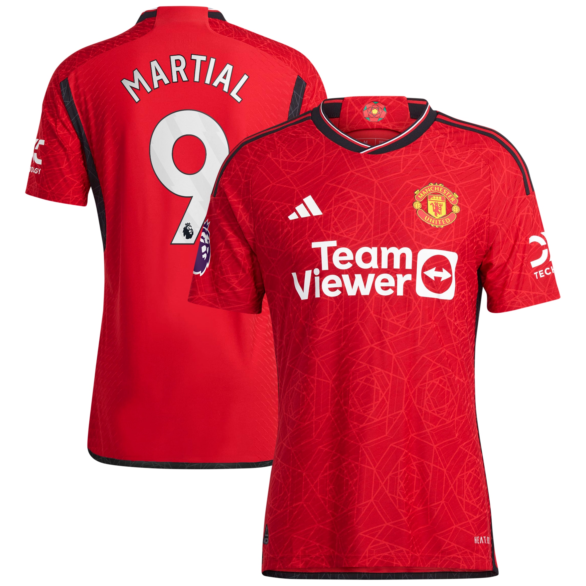 Anthony Martial Manchester United 2023/24 Home Authentic Player Jersey – Red