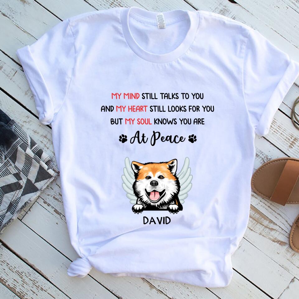 Personalized My Mind My Heart My Soul Dog, Memorial Women Shirt Gift – Trending Personalized