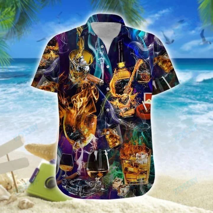 Whiskey Hawaii Shirt Ha68164