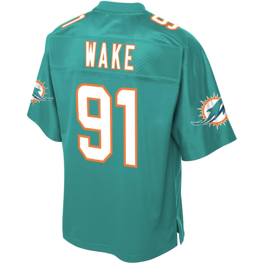 Cameron Wake Miami Dolphins NFL Pro Line Team Player Jersey – Aqua