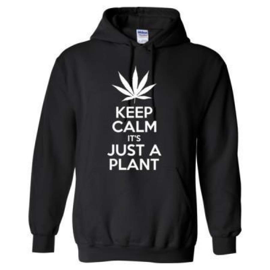 AGR Keep Calm Its Just A Plant – Heavy Blend™ Hooded Sweatshirt