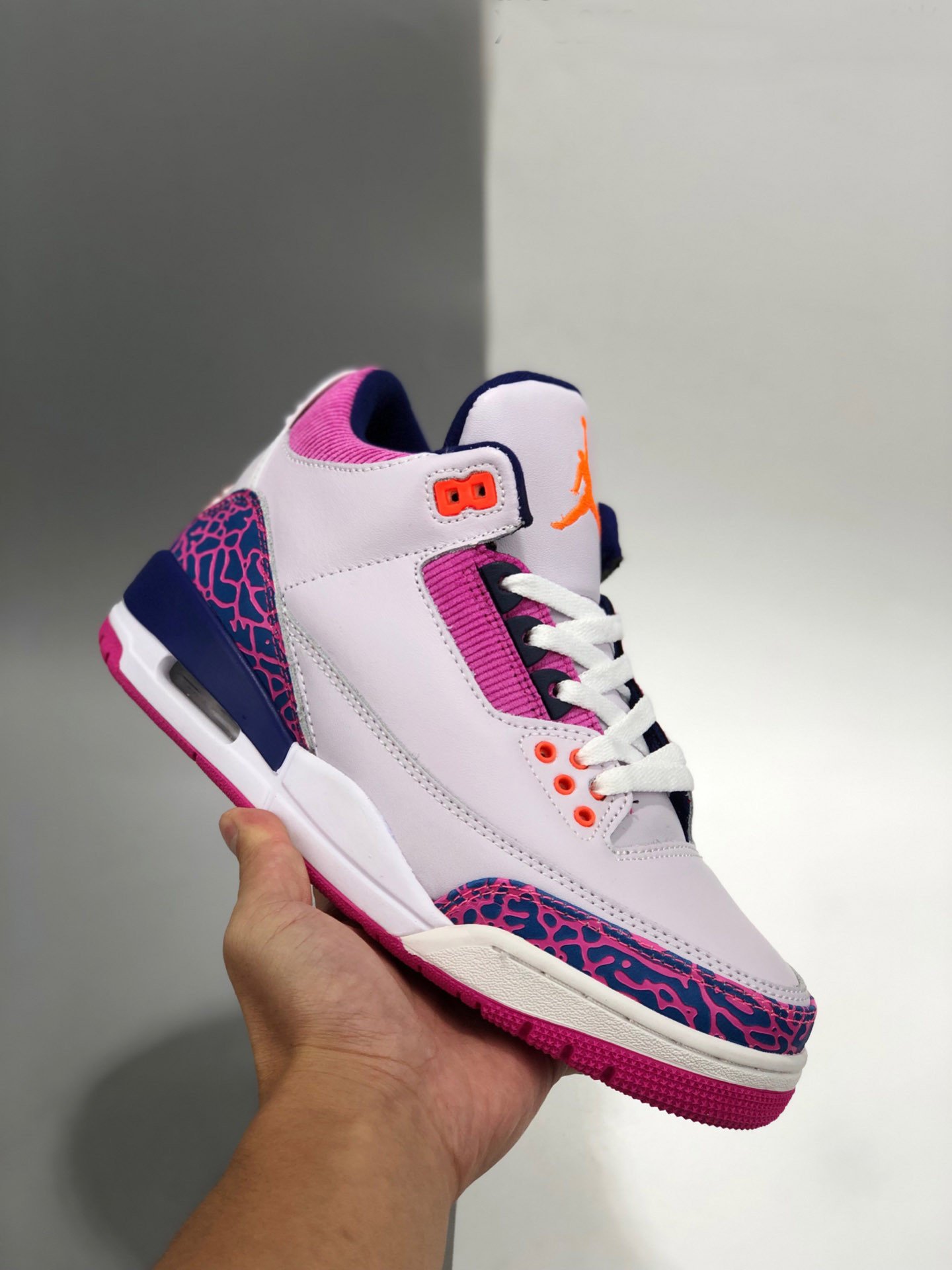 JD 3 GS Barely GrapeHyper Crimson-Fire Pink 5341348