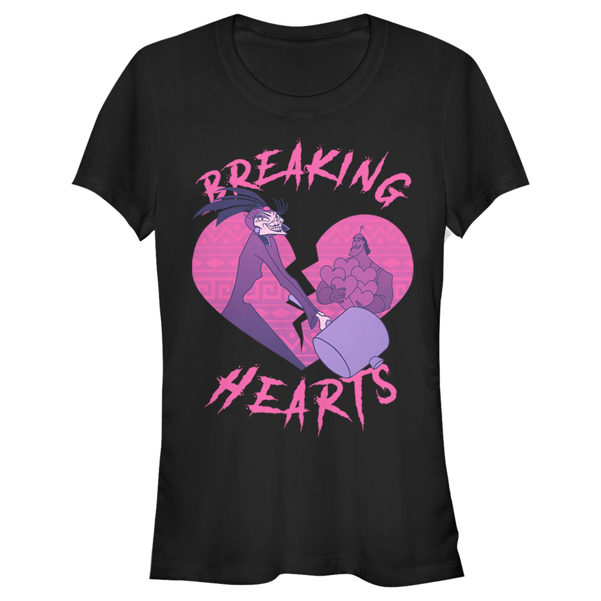 Junior’S The Emperor’S New Groove Valentine’S Day Yzma Breaking Hearts T-Shirt