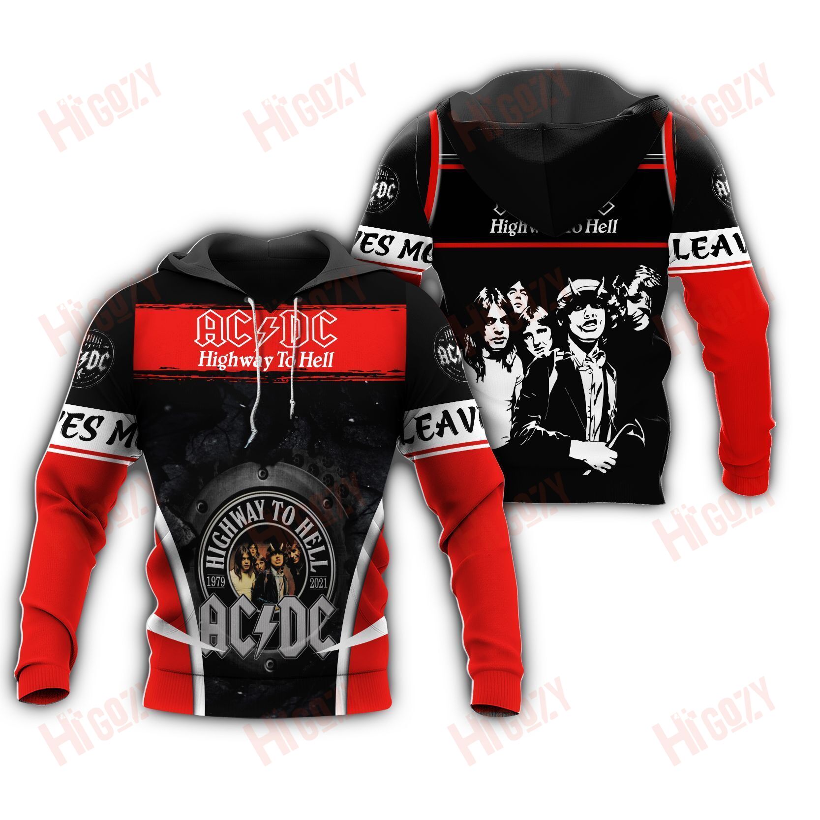 Ac/Dc 3D All Over Printed Clothes – V529