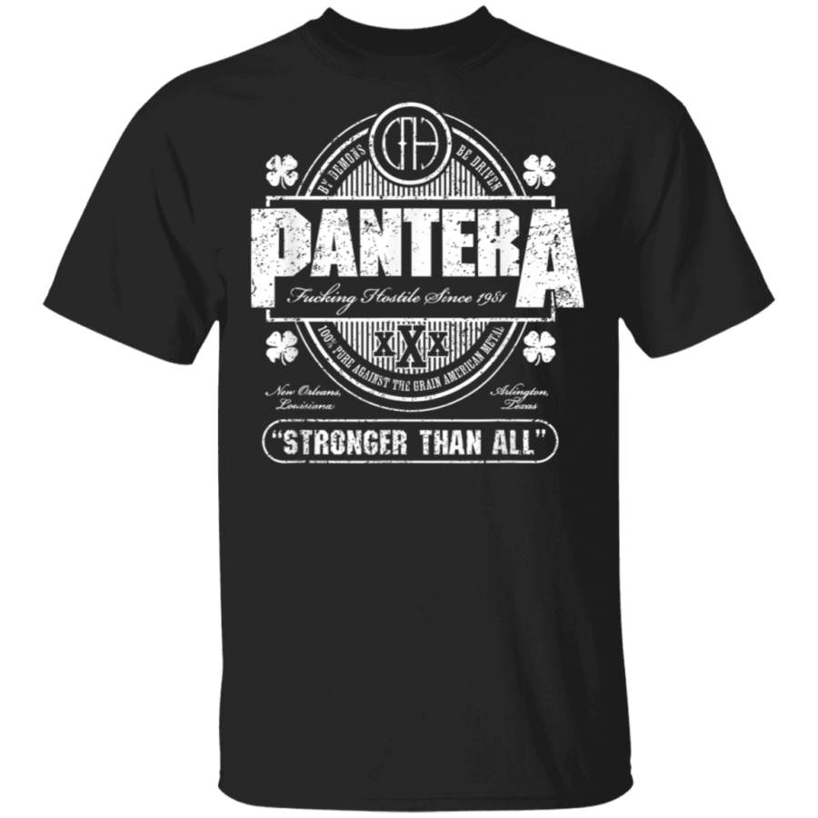 Pantera Official Stronger Than All St Patricks Day TShirt