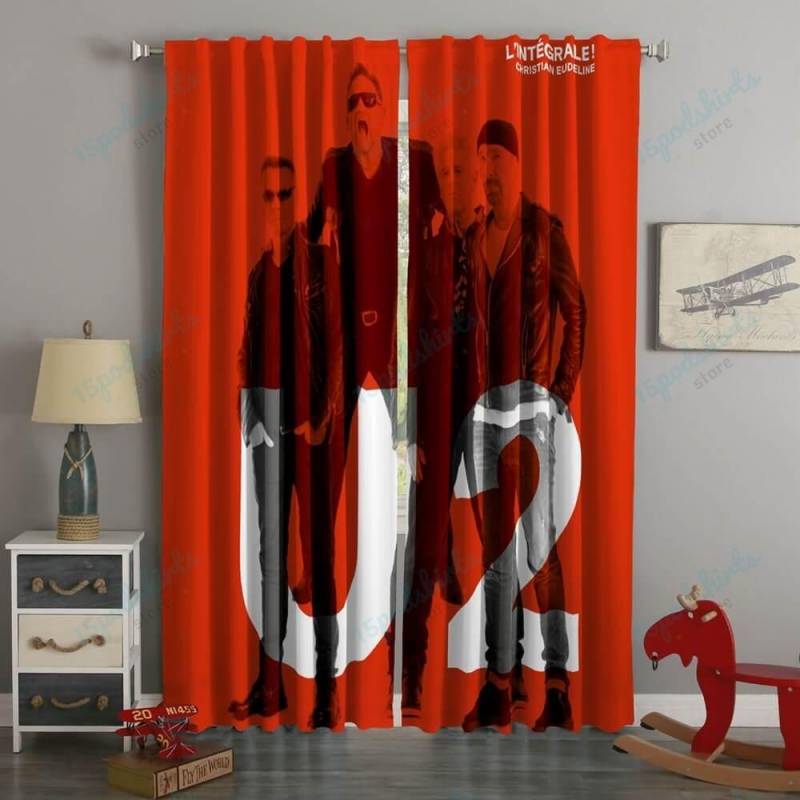 3D Printed U2 Style Custom Living Room Curtains