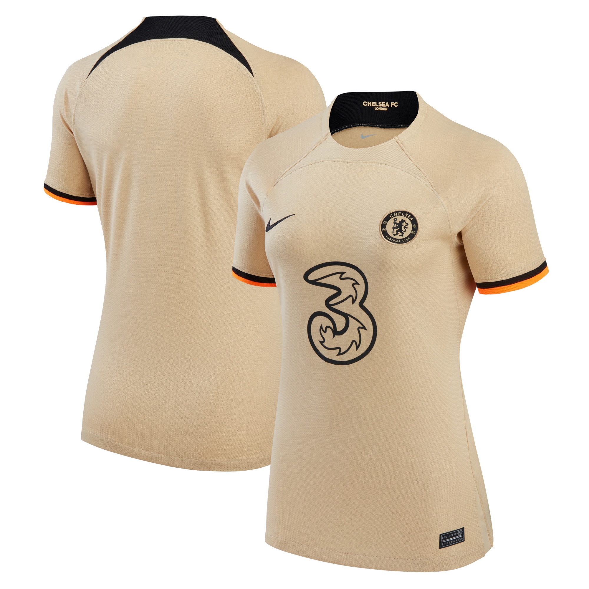 Chelsea Women's 2022/23 Third Replica Jersey – Gold