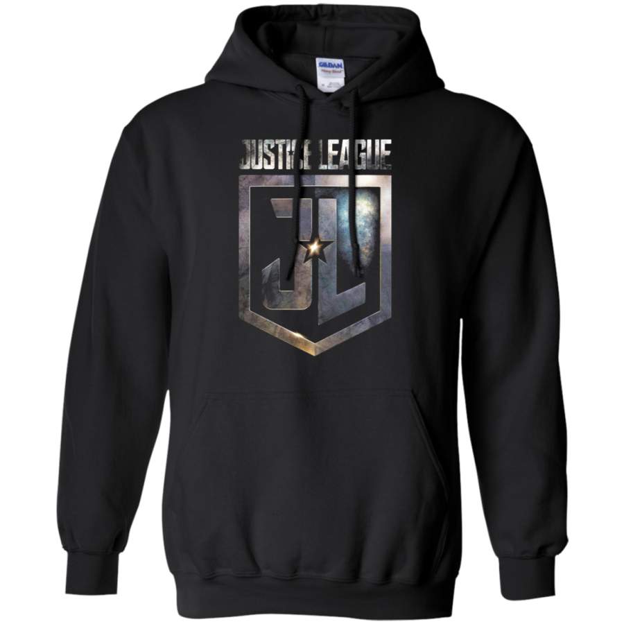 AGR DC Comics In 3D Style Shield Logo Justice League Hoodie