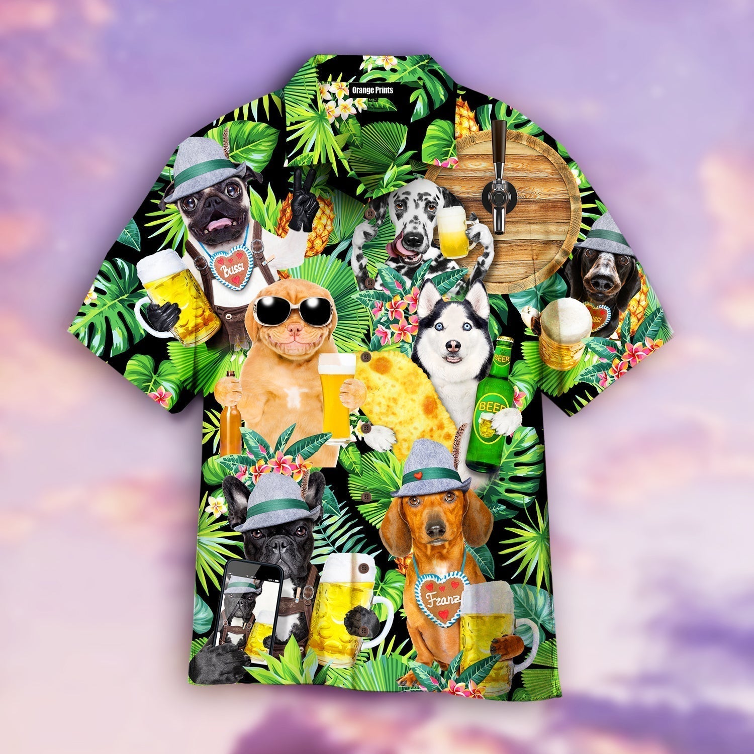 Funny Dog Craft Beer Aloha Hawaii Shirts For Men Women Ha88551