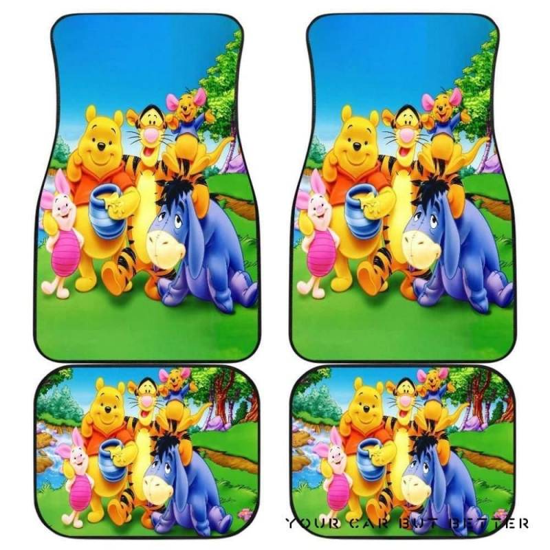 Pooh And Friends Car Floor Mats 1