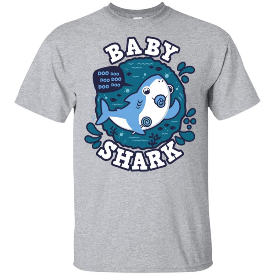 Shark Family trazo – Baby Boy chupete T-Shirt