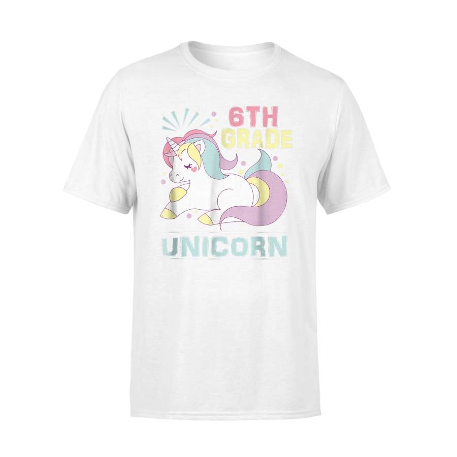 6th Grade Unicorn 6th Grade Back T-shirt