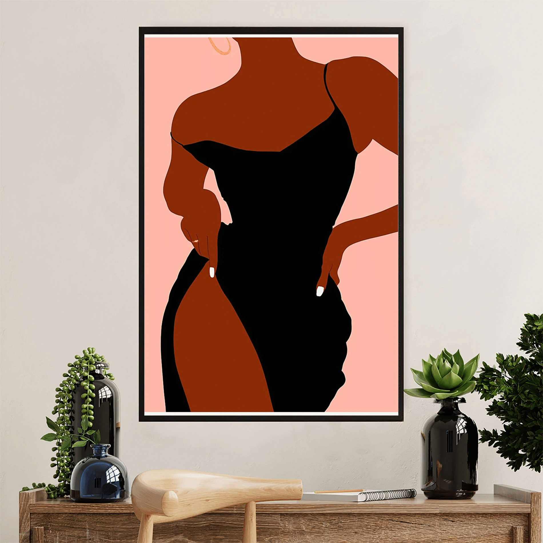 Sexy Afro Lady Poster Canvas – Gift For Black Girl Evg84589