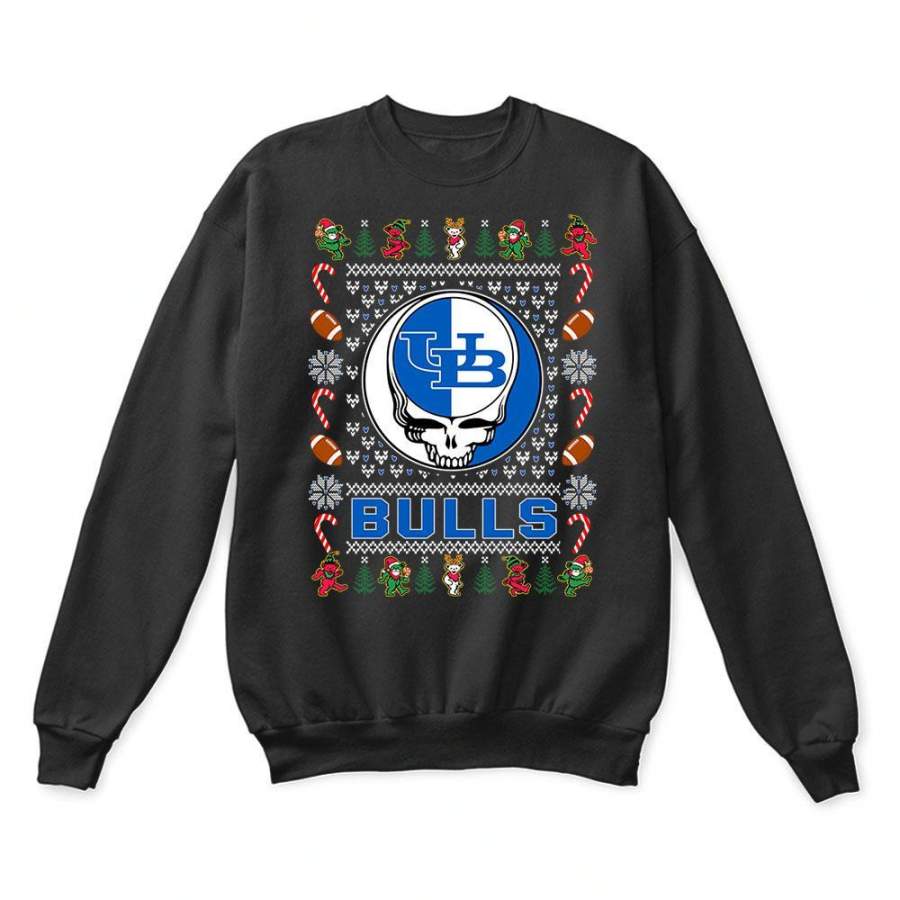 Buffalo Bulls x Grateful Dead Christmas Ugly Sweater