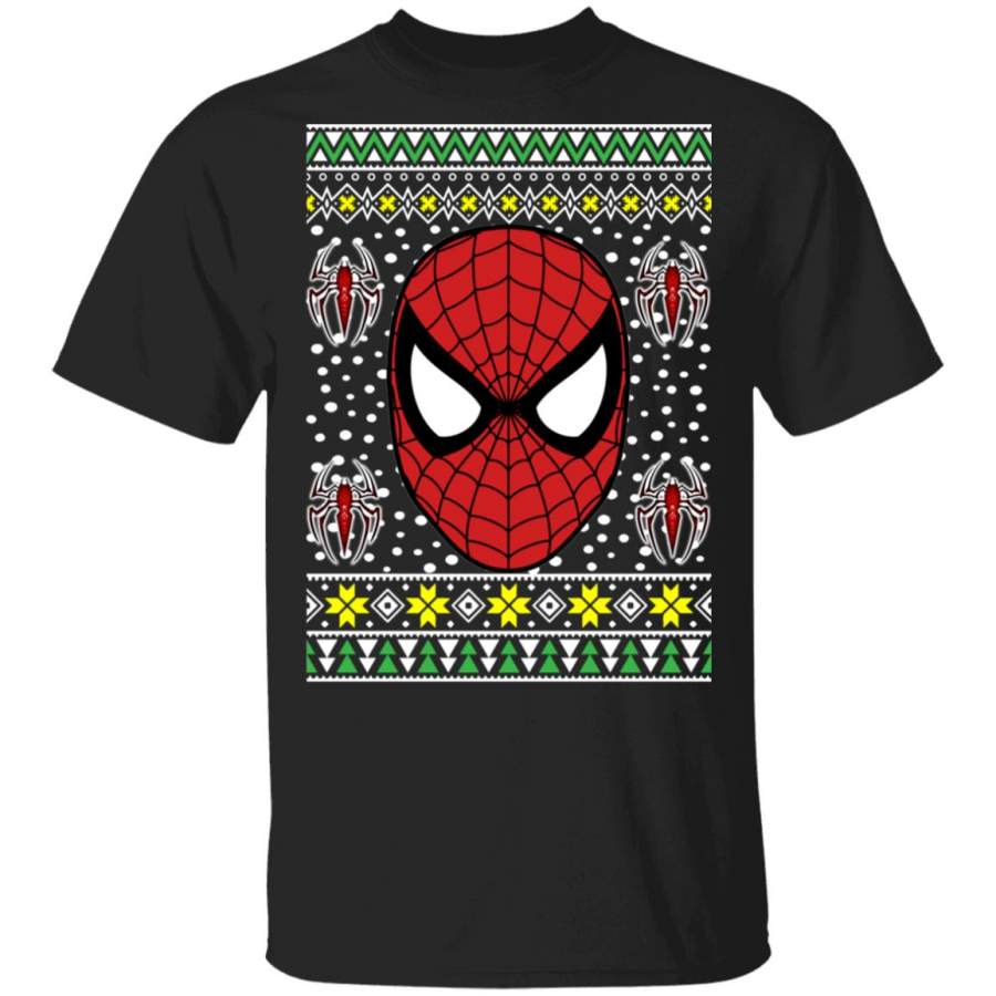 Amazing Spiderman Face Ugly Christmas Sweater Hoodie