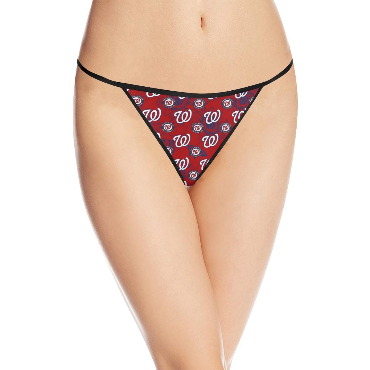 Washington Nationals Women’s All Over Print G-String Panties