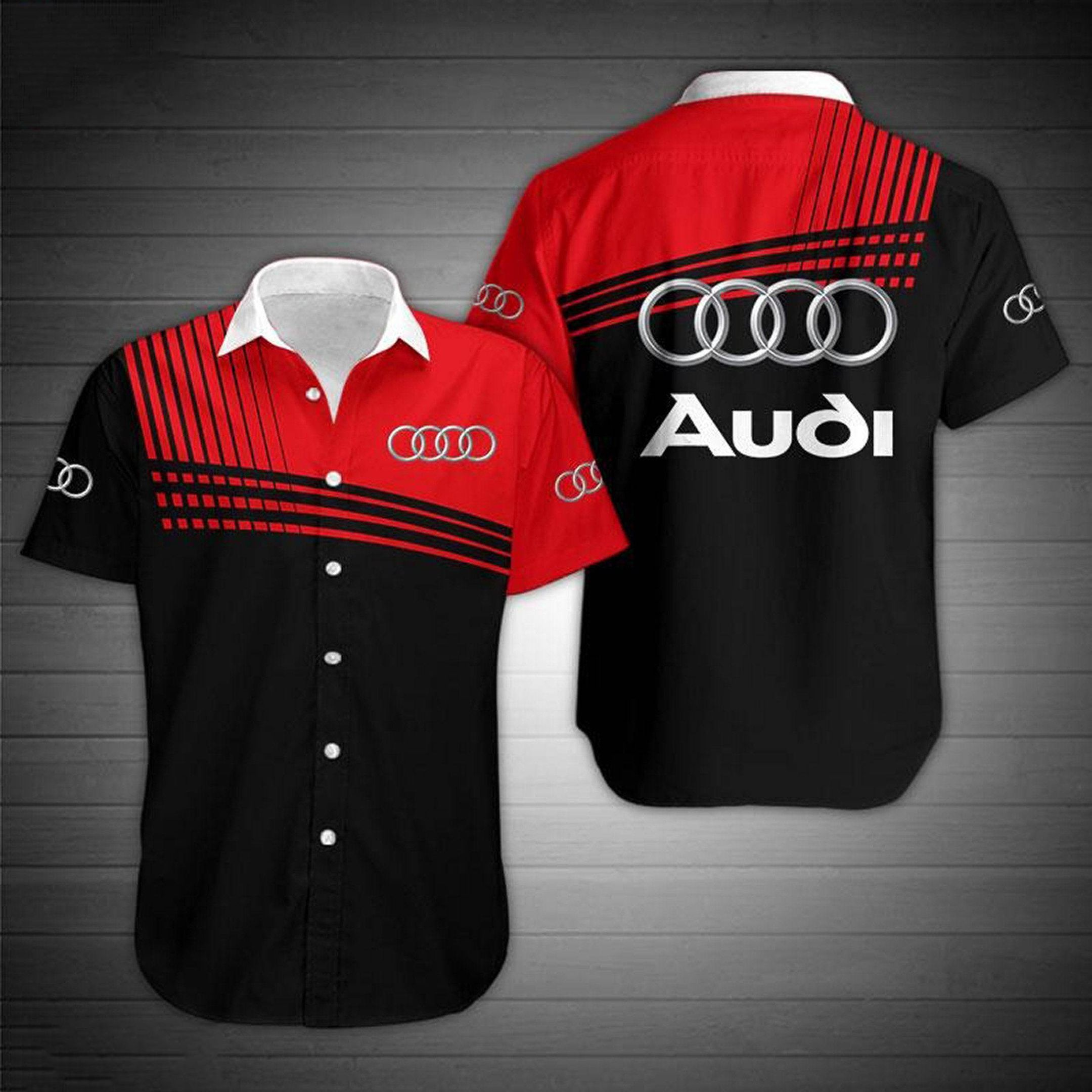 Audi Summer Fashion Short Sleeve Gifts For Those You Love Hawaii Shirts Beach Ha106495