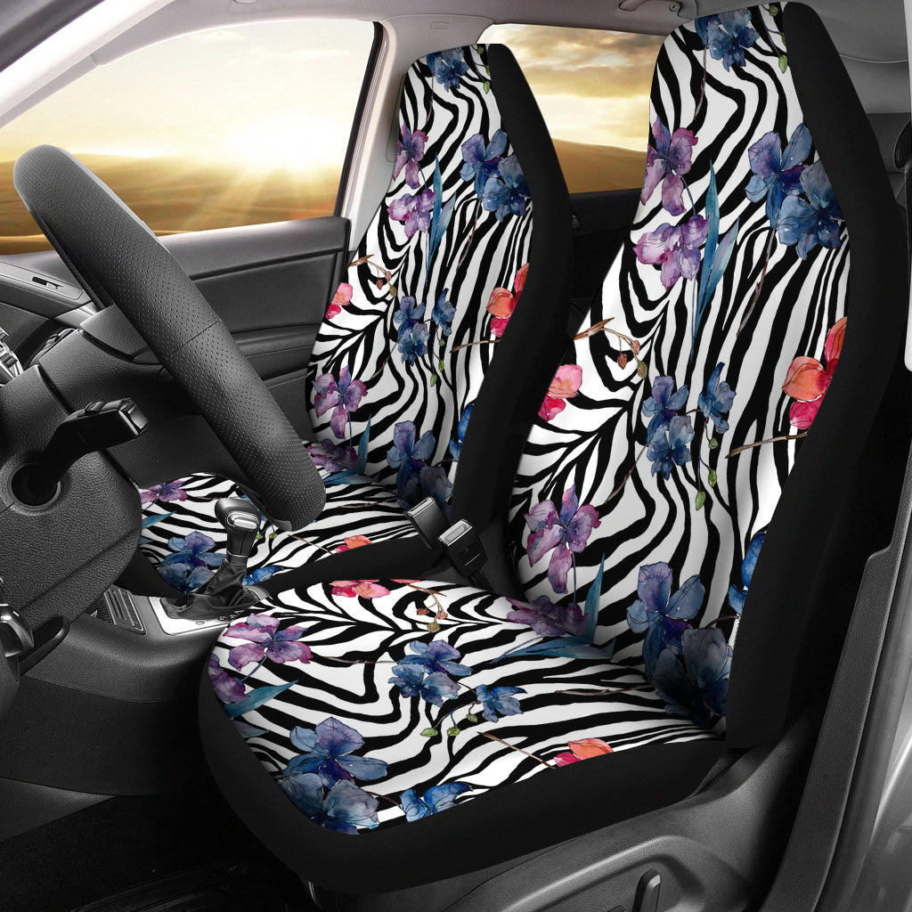 New Flower Zebra Seat Covers