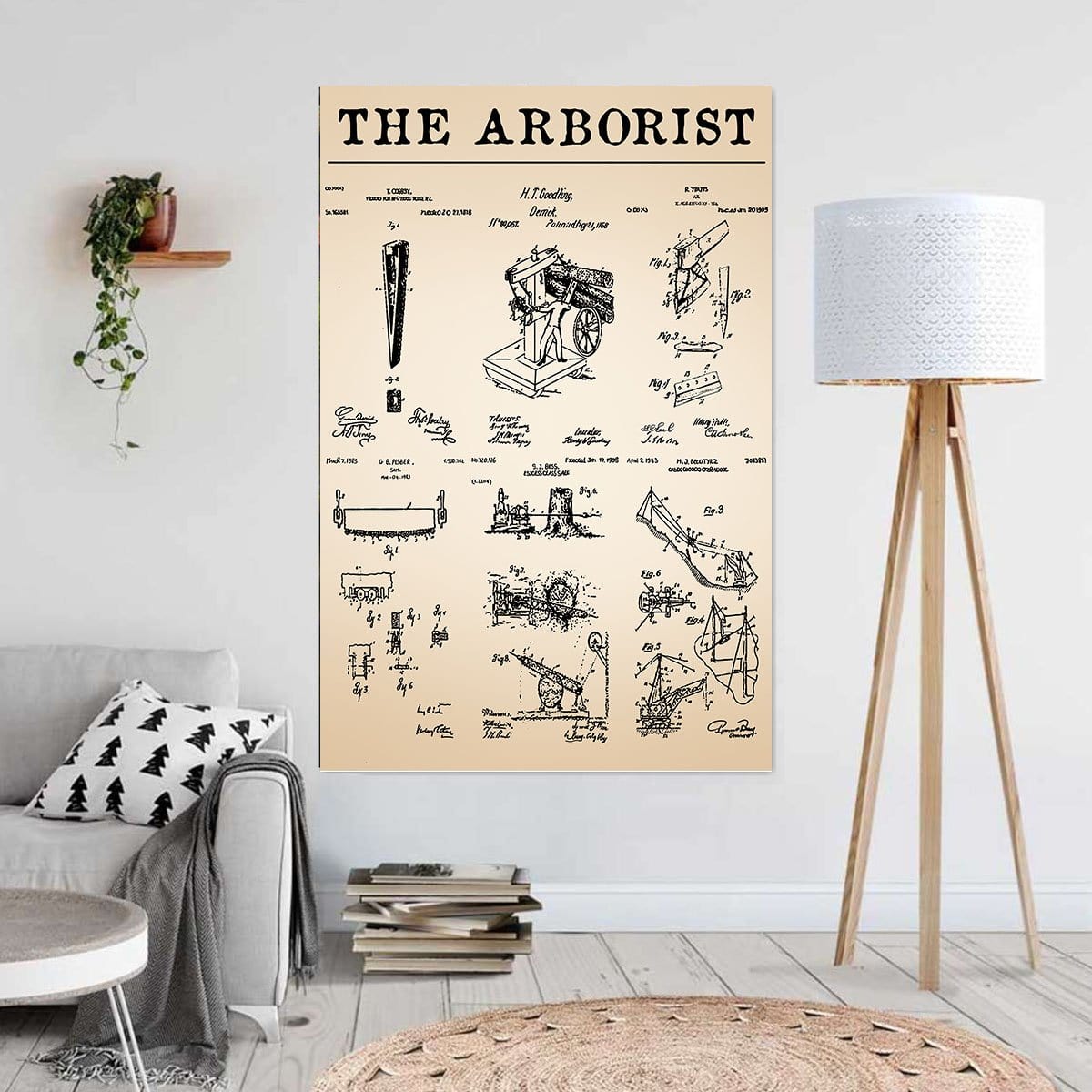 Canvas Prints The Arborist Wall Art Home Decoration