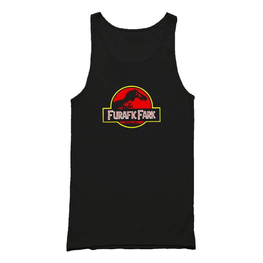 Jurassic Park Jurassic World Furafic Fark Funny Parody Trex Dinosaur World Movie Tank Top T-Shirt