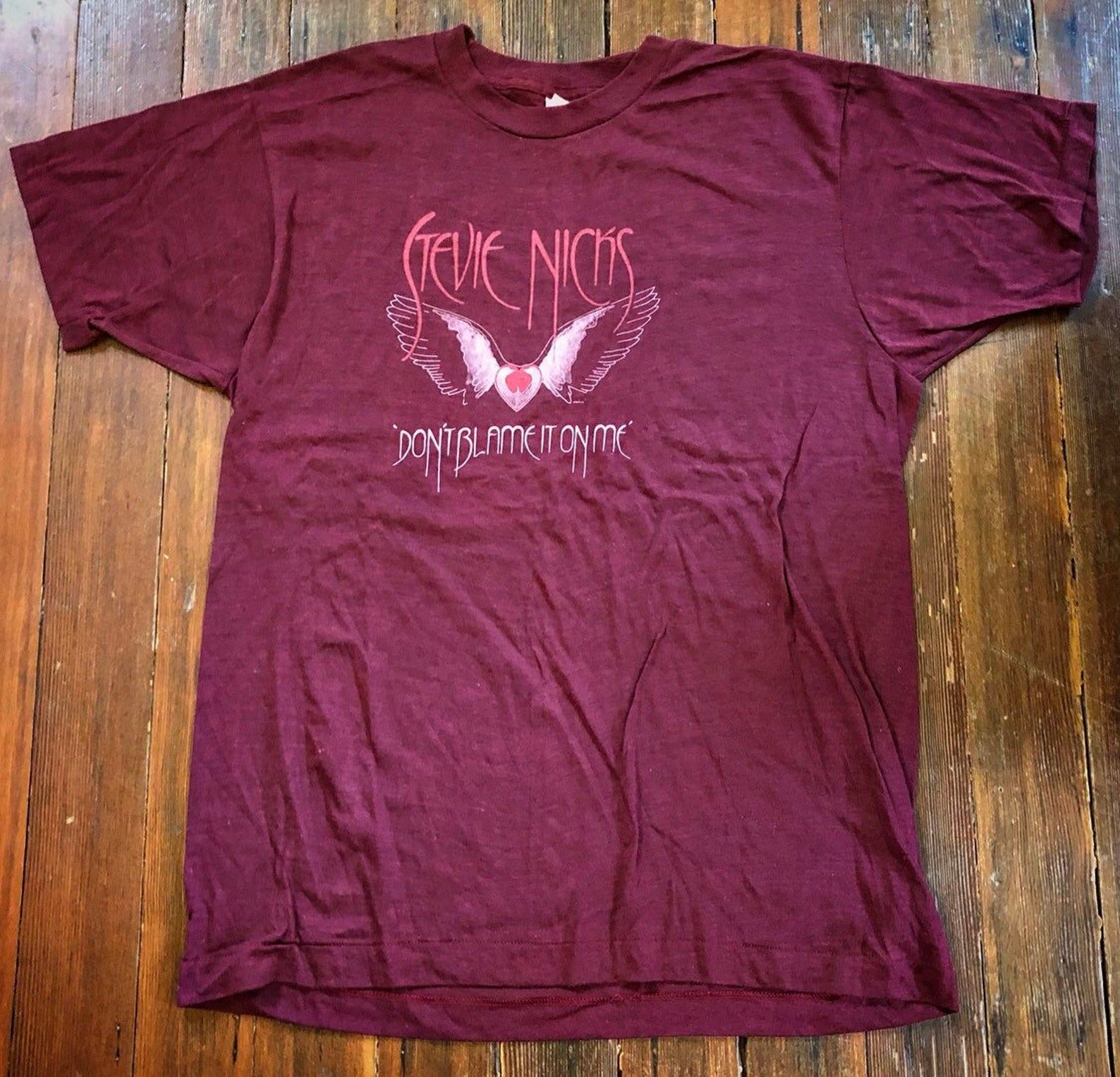 Vintage 1983 Stevie Nicks Blame Wild Heart Tour Concert Shirt Single Stitch Fleetwood Mac
