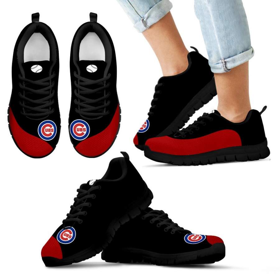 Valentine Love Red Colorful Chicago Cubs Sneakers