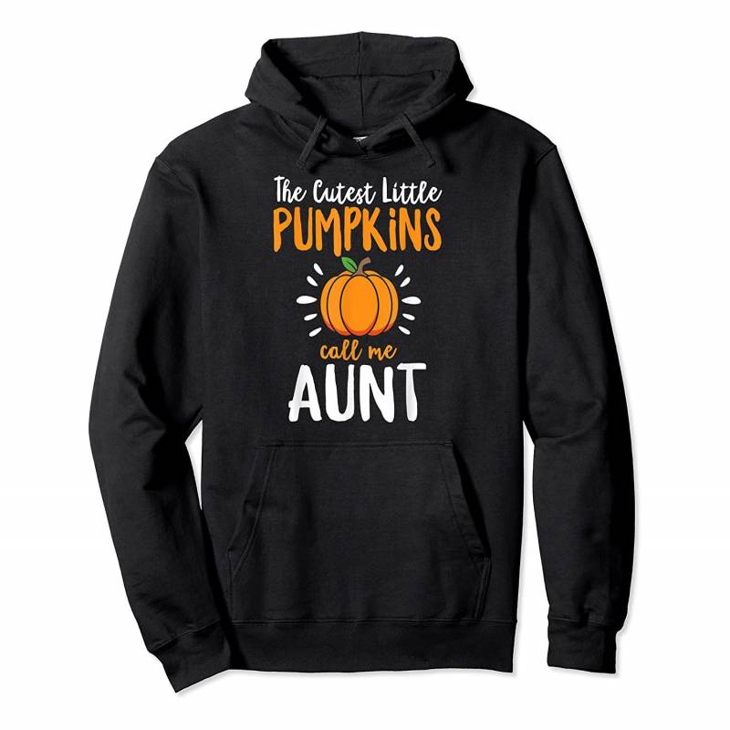 The Cutest Little Pumpkins Call Me Aunt Funny Halloween Gift Pullover Hoodie, T-Shirt, Sweatshirt