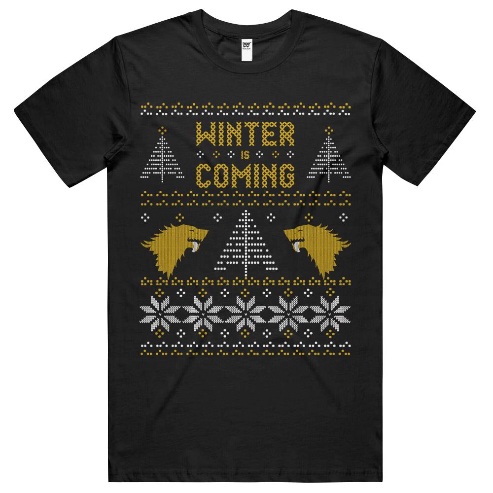 Winter Christmas Is Coming Game Thrones Merry Christmas T Shirts