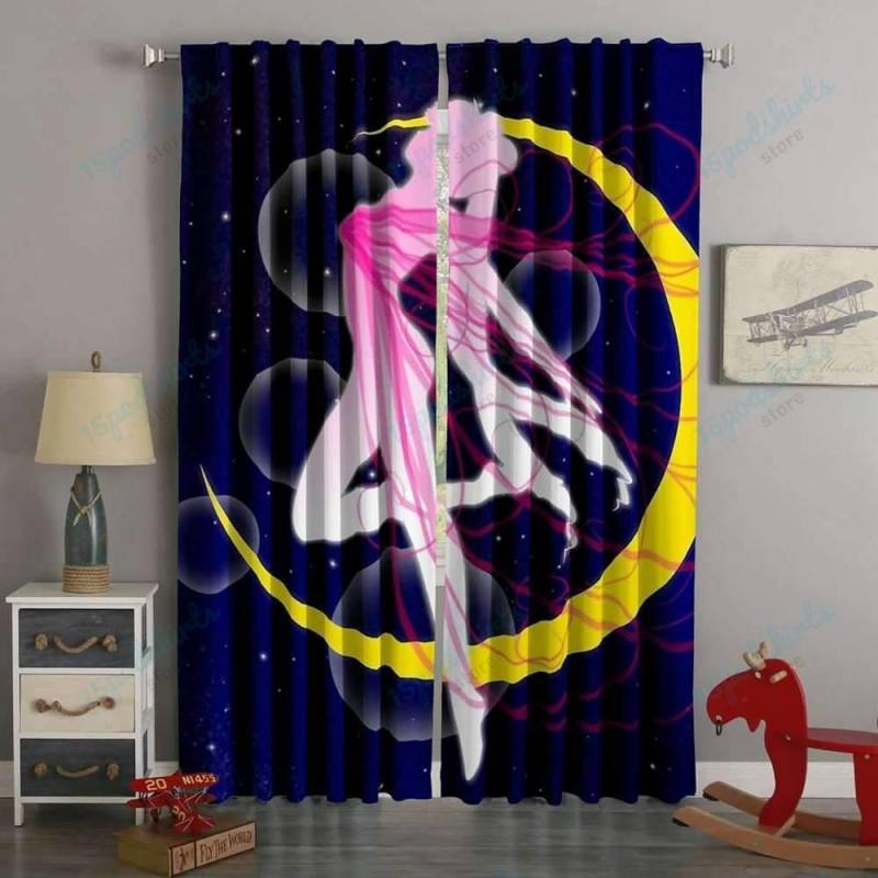 3D Printed Sailor Moon Style Custom Living Room Curtains