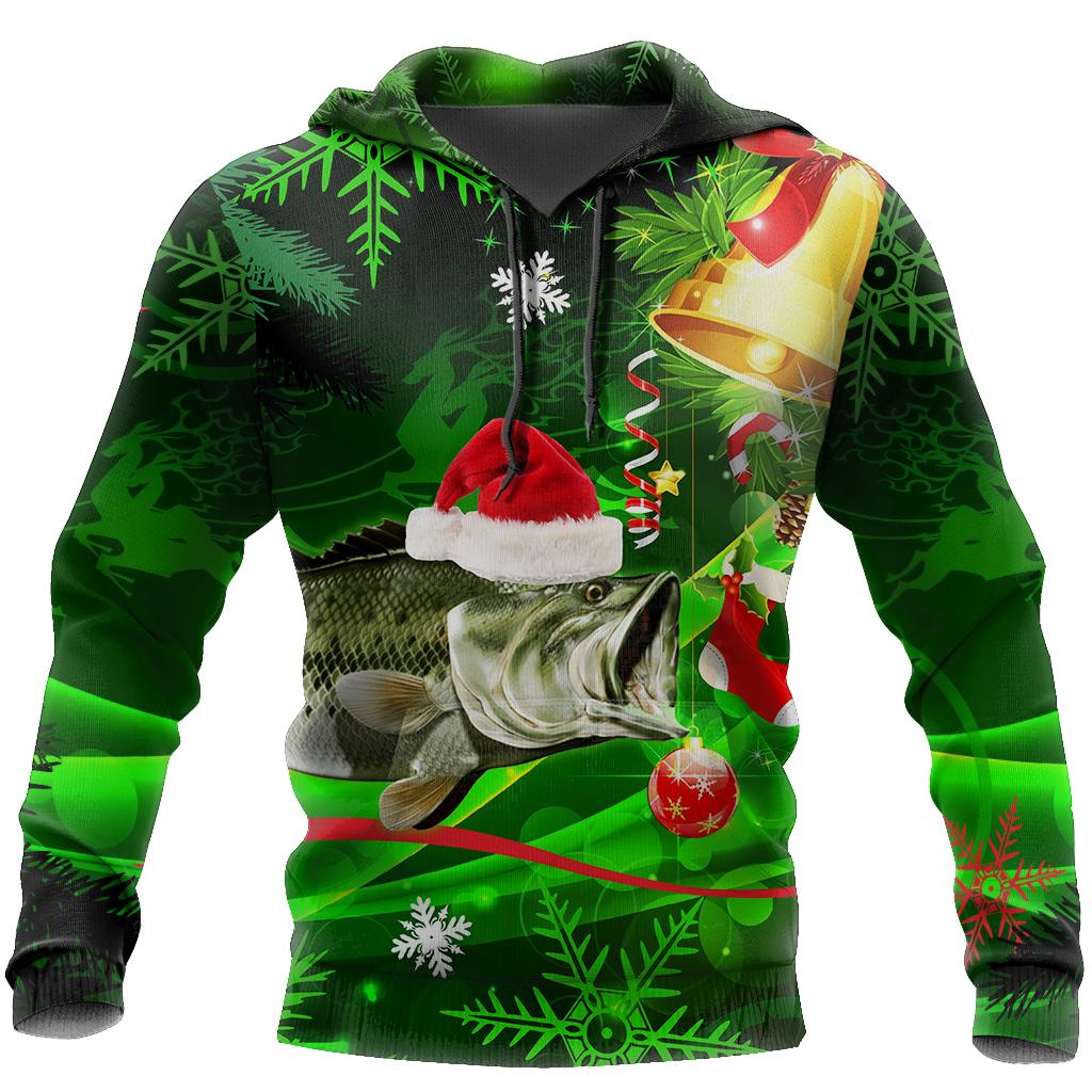 Bass Fish Ugly Christmas Santa 3D All Over Print | For Men & Women | Adult |  Ht6233