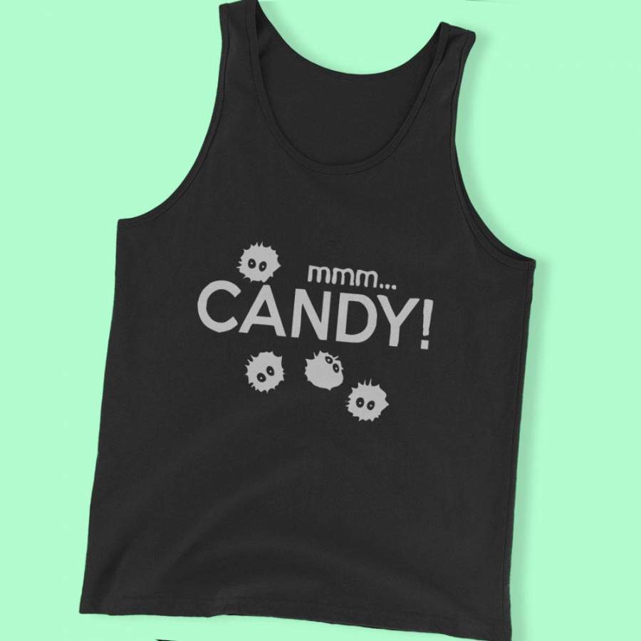 Soot Sprites Candy Spirited Away Anime Men’S Tank Top