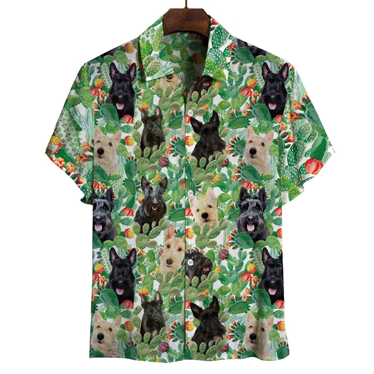 Scottish Terrier Hawaii Shirt Ha37356