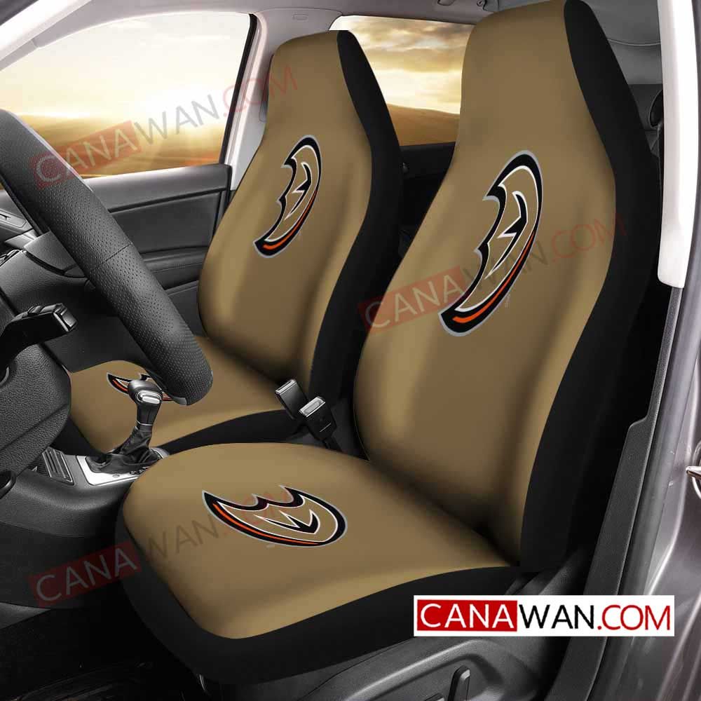 Anaheim Ducks Logo Art Style10 3D Customized Personalized Car Seat Cover