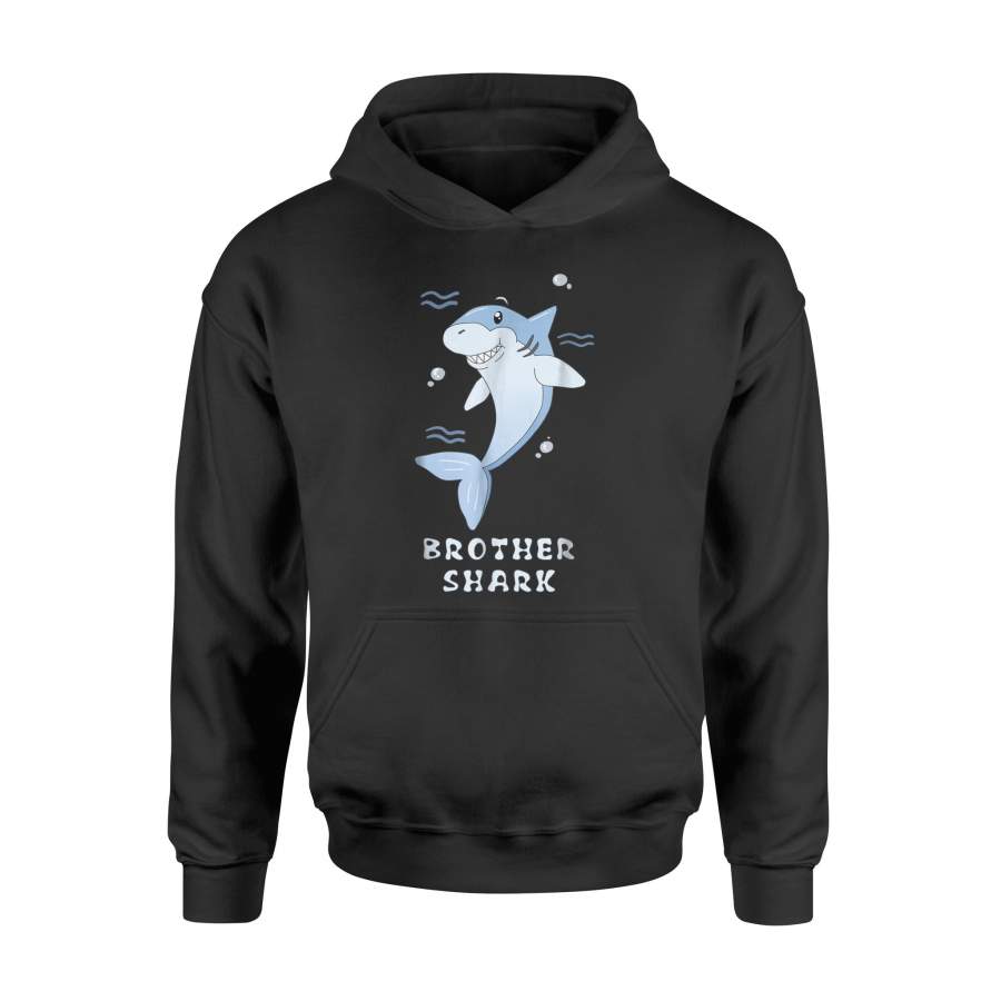 Brother Shark Funny Ocean Creature Family Hoodie