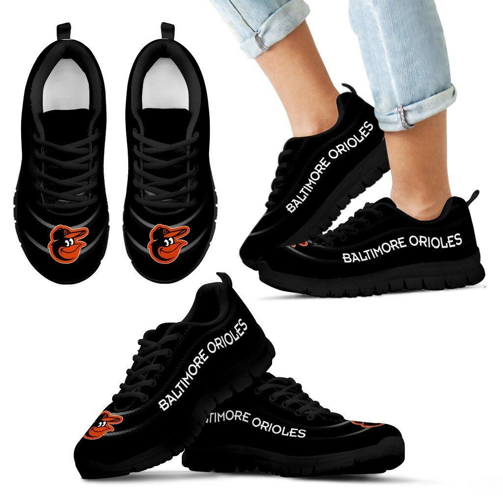 Baltimore Orioles Sneakers Wave Red Floating Pattern Running Shoes For Men Sneaker Aq Women