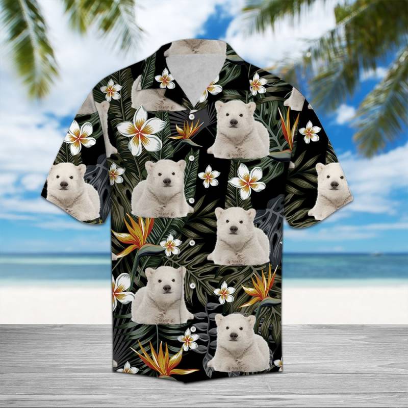 Polar Bear Tropical Hawaii Shirt Ha13730