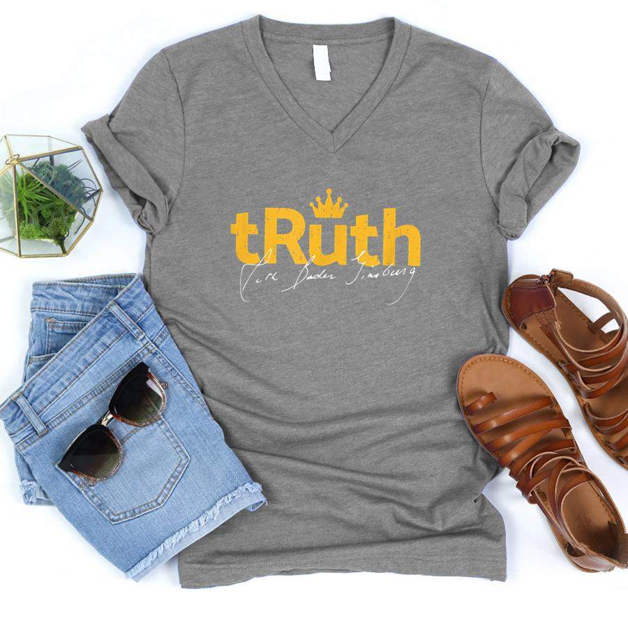 Ruth Bader Ginsburg Truth Crown Tshirt  V-Neck