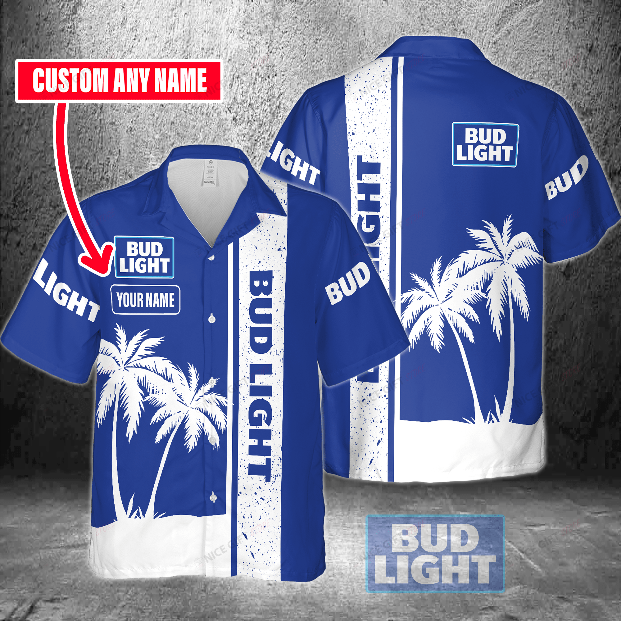 Bud Light Custom Name Hawaiian Shirt 3Hs-S7R6