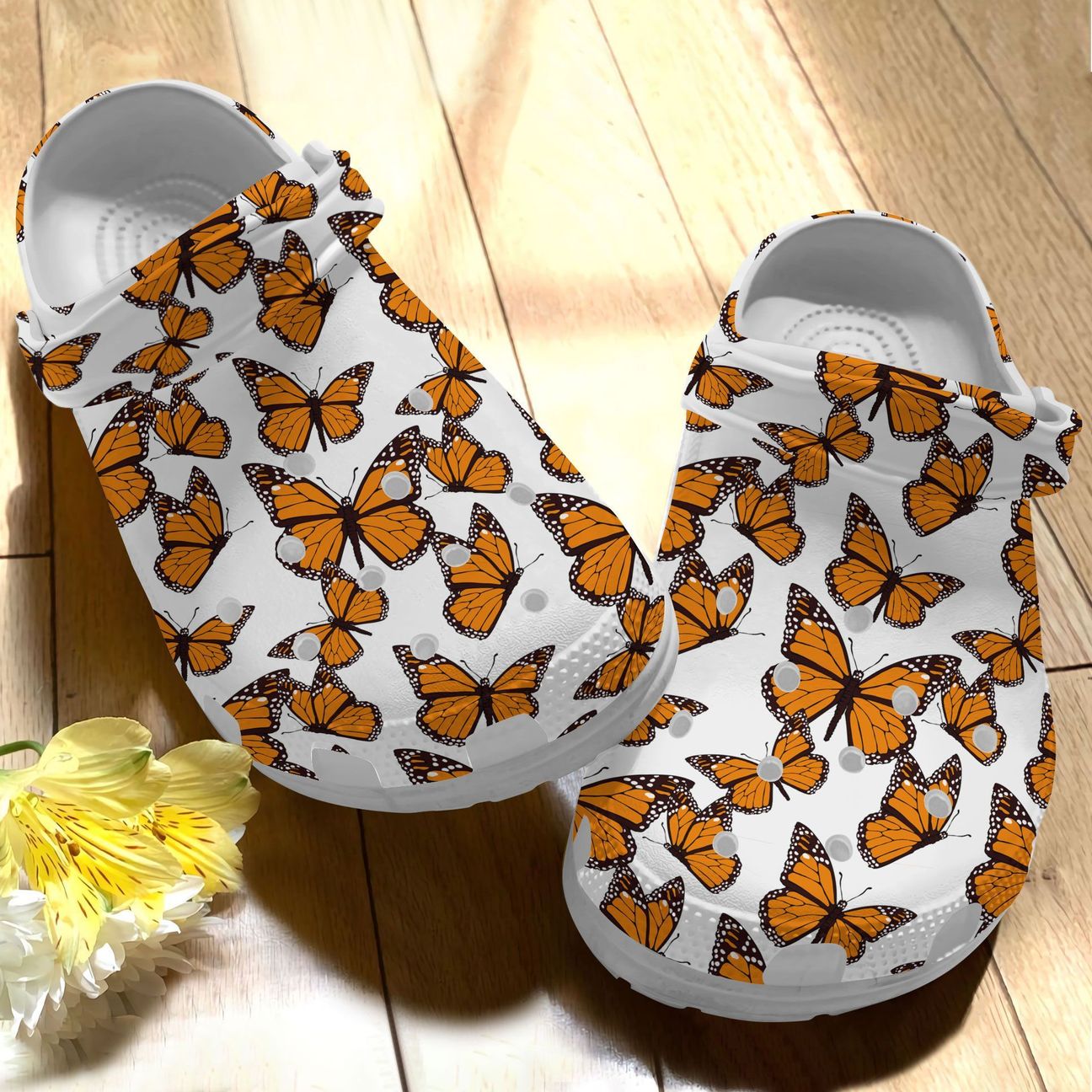 Butterfly Personalize Clog, Custom Name, Text, Fashion Style For Women, Men, Kid, Print 3D Fantastic Butterflies