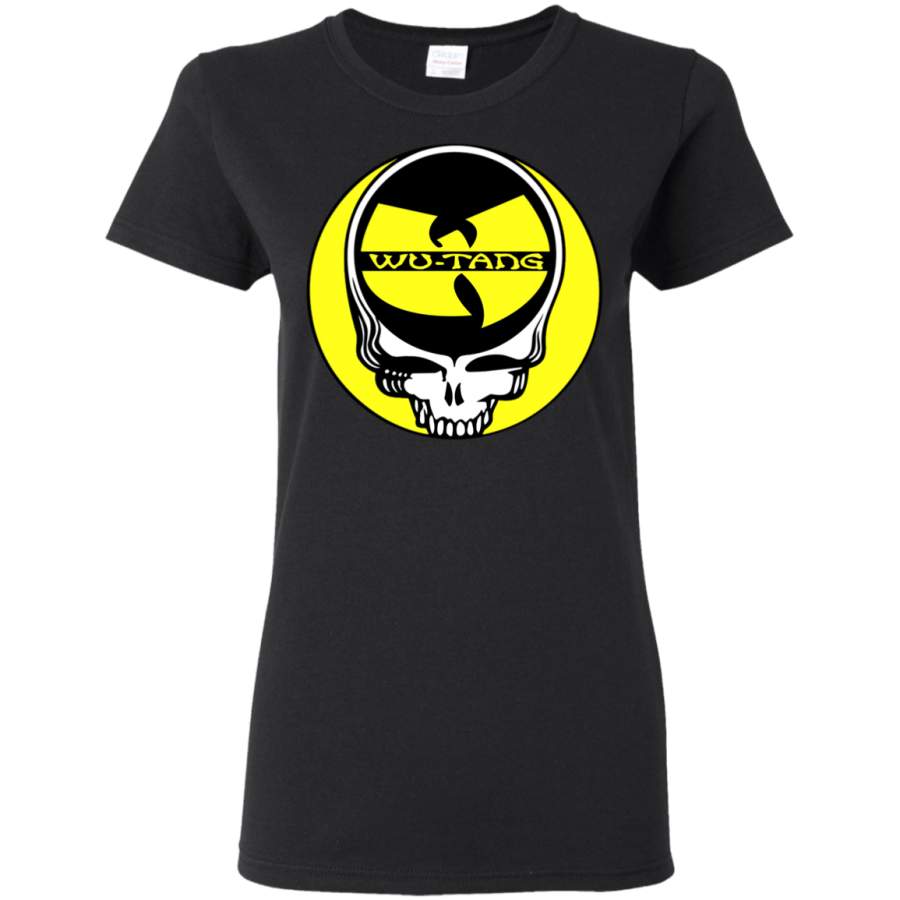 Steal Your Face Wu Tang Clan Band Skull Ladies T-Shirt