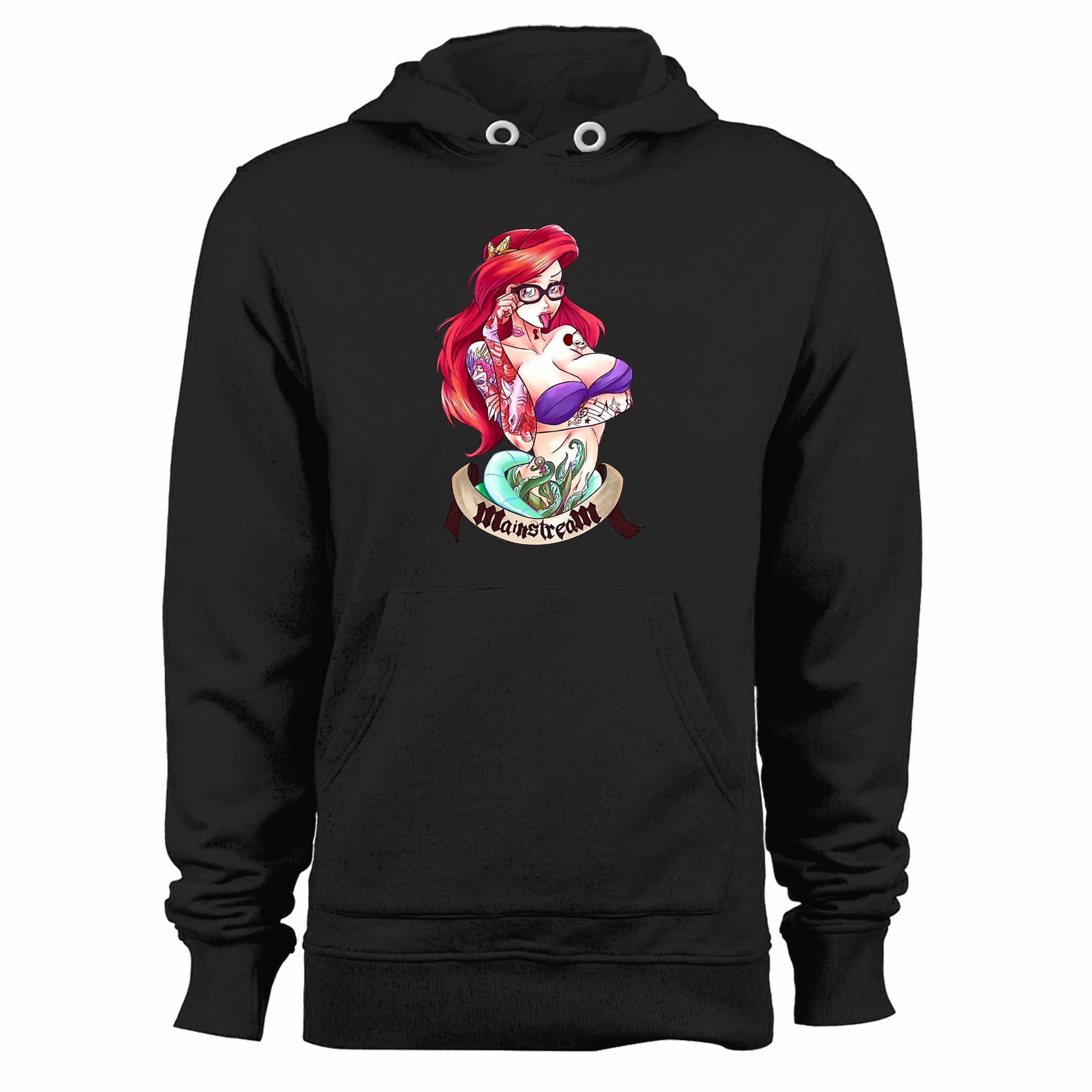 Ariel Mermaid Mainstream Tattoo  Unisex Hoodie