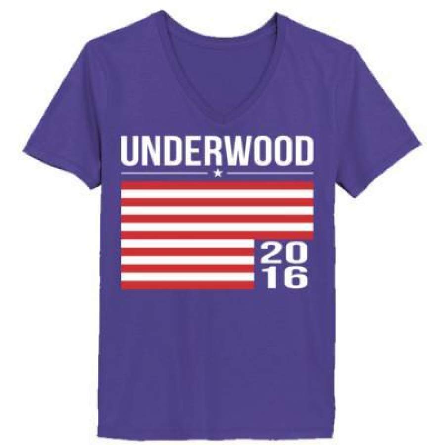 AGR 2016 America Underwood – Ladies’ V-Neck T-Shirt